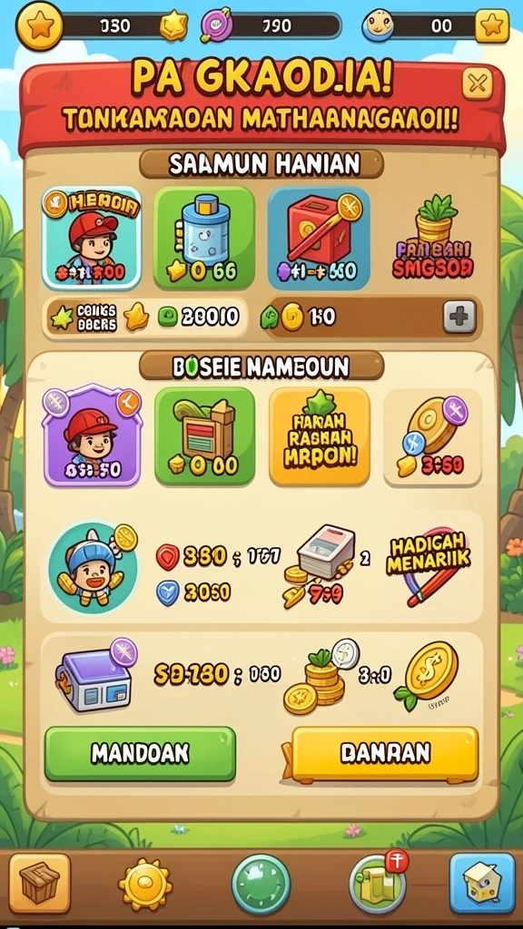 masbro12 - Tangkapan layar menunjukkan karakter utama dalam pertempuran epik.