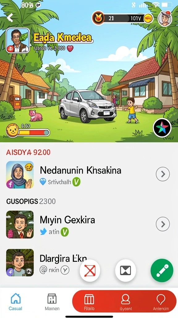 naga11 - Tampilan awal yang menarik dan penuh warna.