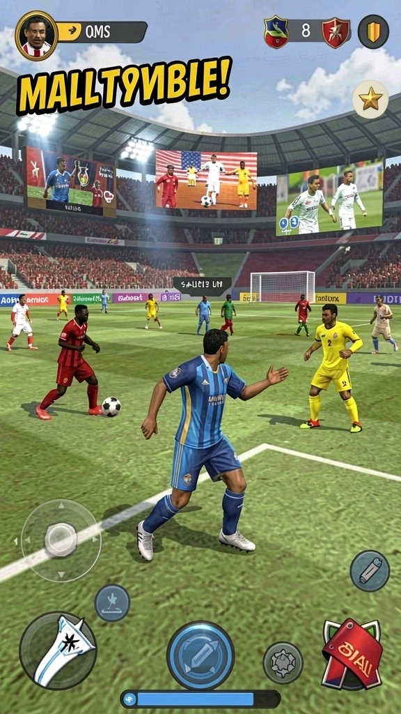 super5 - Tampak aksi seru dalam gameplay yang seru.